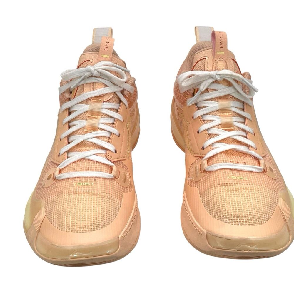 Way of Wade 10 Peach Basketball Shoes Men’s Size 8 Missing Insoles - Picture 3 of 7
